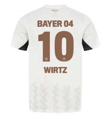 Bayer Leverkusen Florian Wirtz #10 Segunda Equipación 2024-25 Manga Corta